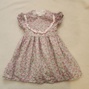 Sal & Pimenta 4t pink floral smocked heirloom dress spring summer easter Spanish